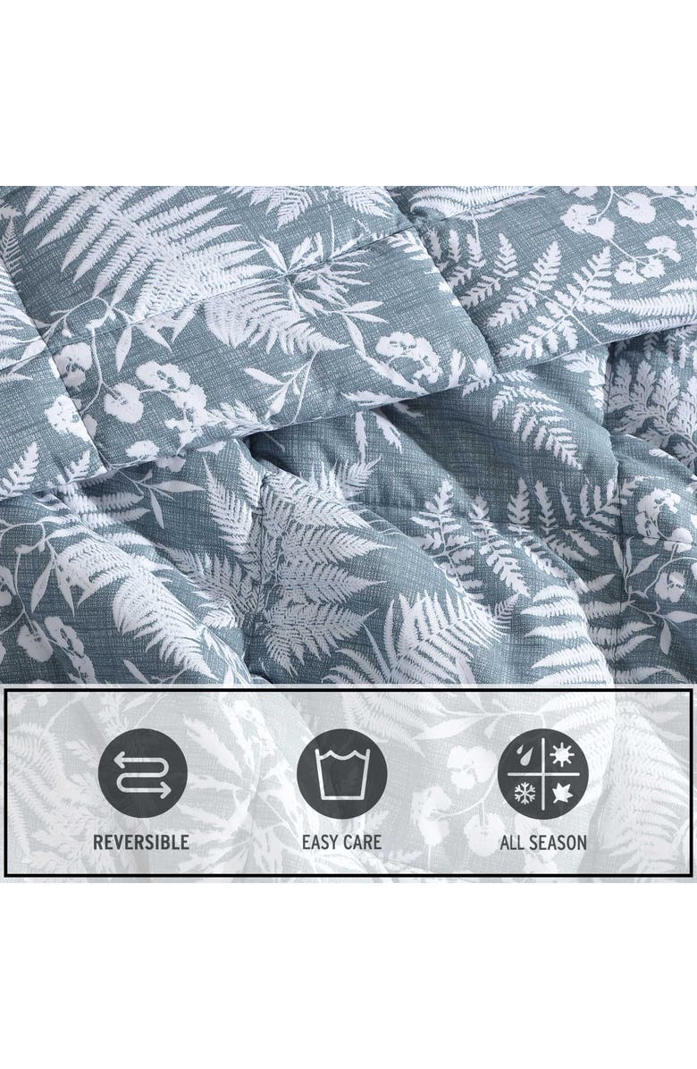Eddie Bauer Fern Garden Reversible Comforter Set, Alternate, color, Cabana Blue