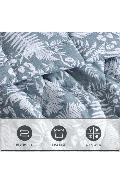 Eddie Bauer Fern Garden Reversible Comforter Set In Cabana Blue