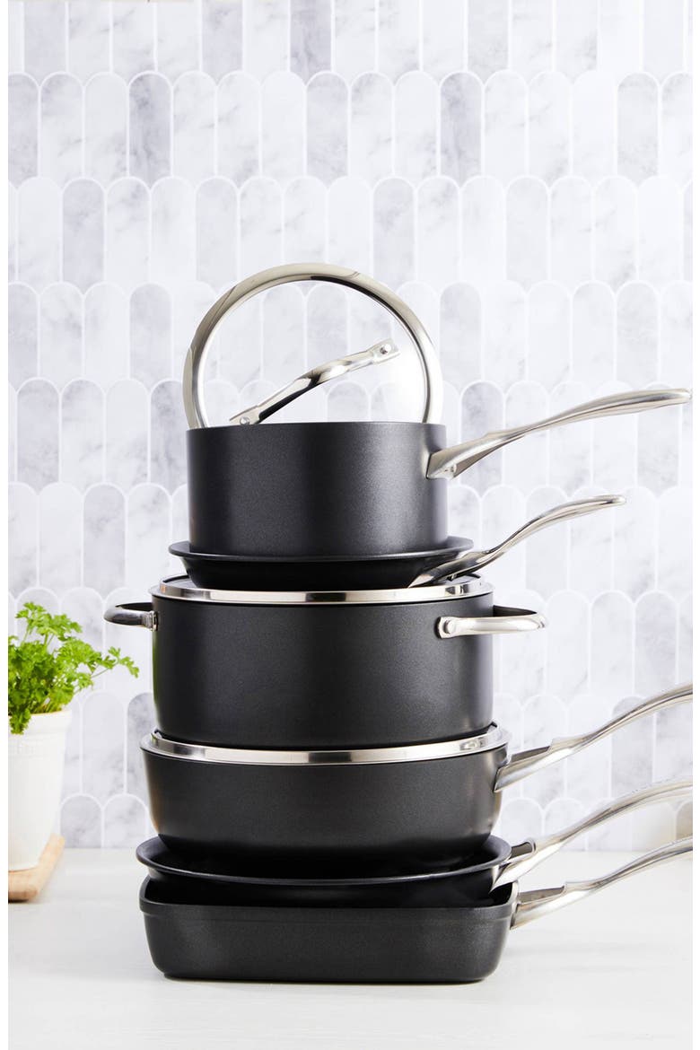 iD3® Cookware Set 9pc, Alternate, color, BLACK