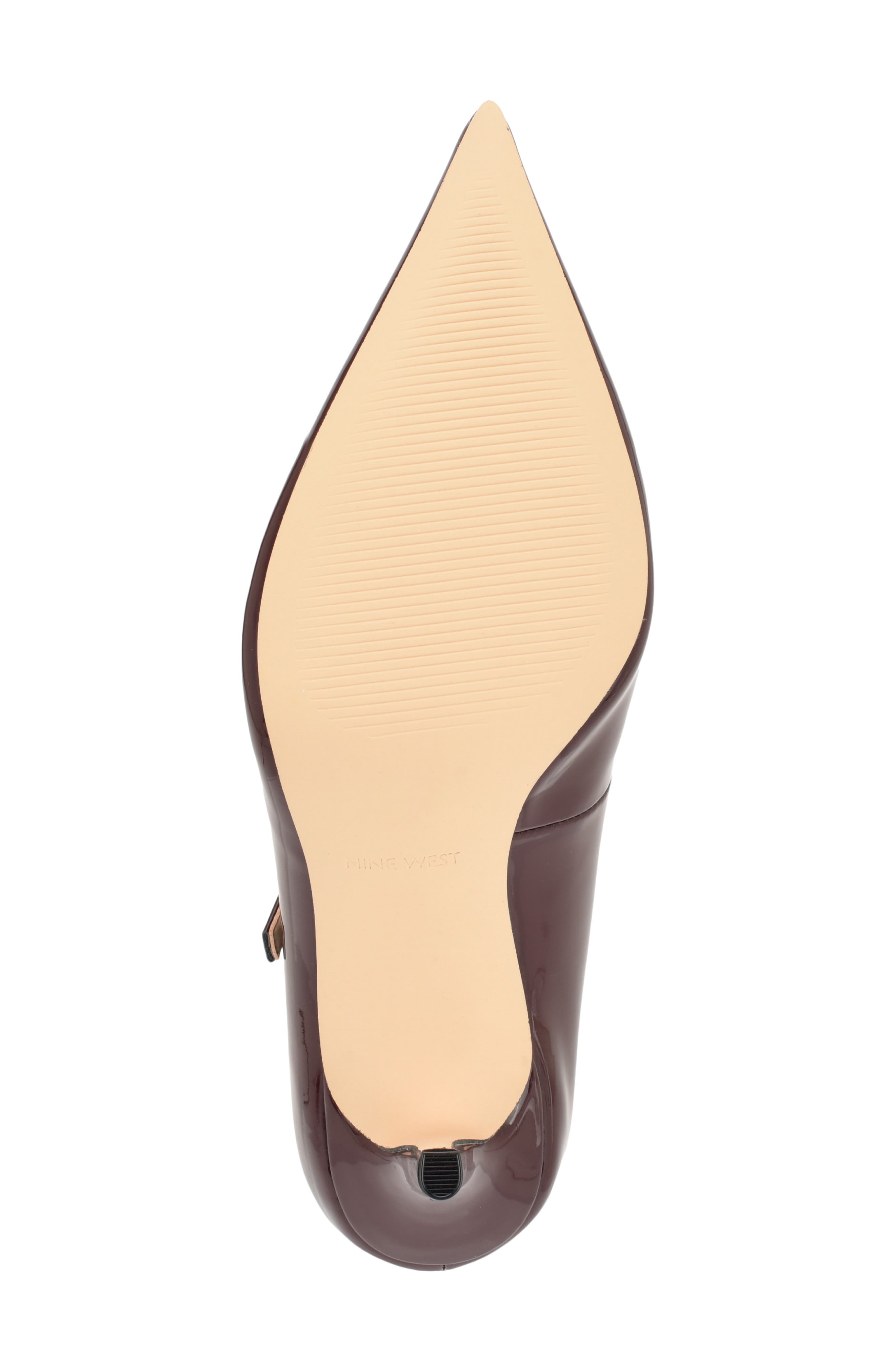 Gorjus Pointed Toe Pump, Alternate, color, DARK RED