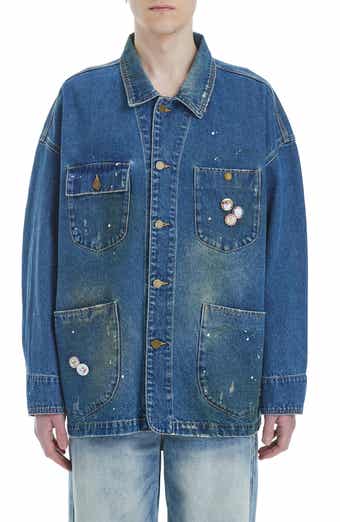 Distressed Denim Painter Jacket