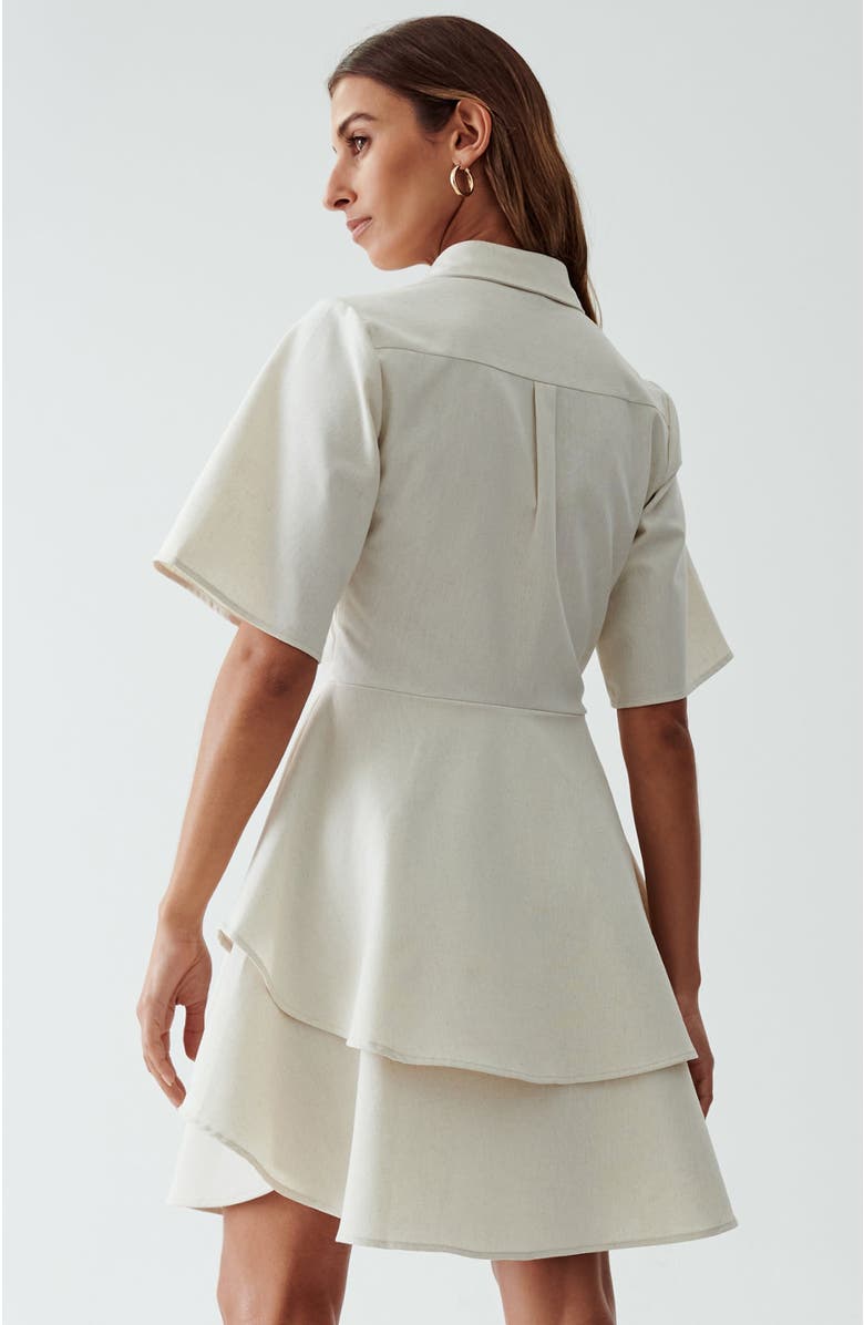 WILLA Hugh Layered Dress, Alternate, color, Neutral
