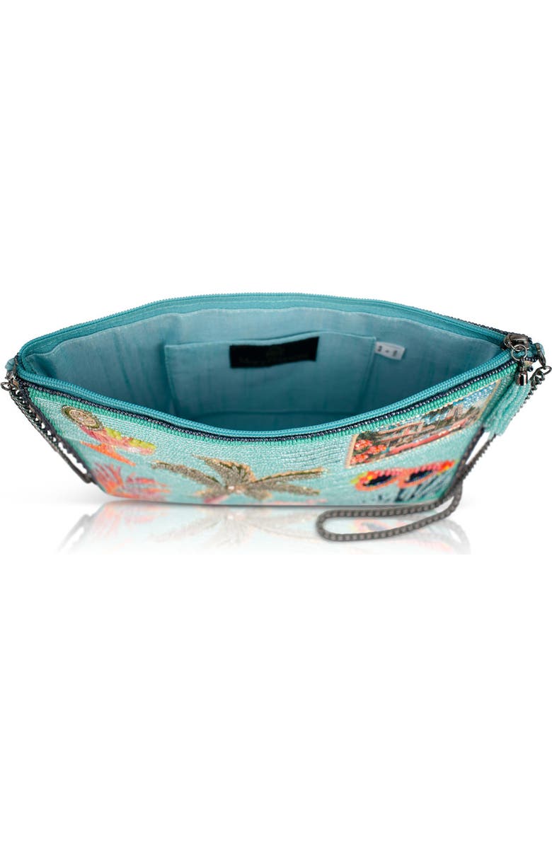 Mary Frances Accessories Coastal Notes Crossbody Handbag, Alternate, color, Blue