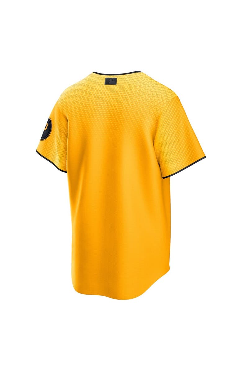 Nike Men's Nike Gold Pittsburgh Pirates City Connect Replica Jersey, Alternate, color, Gold