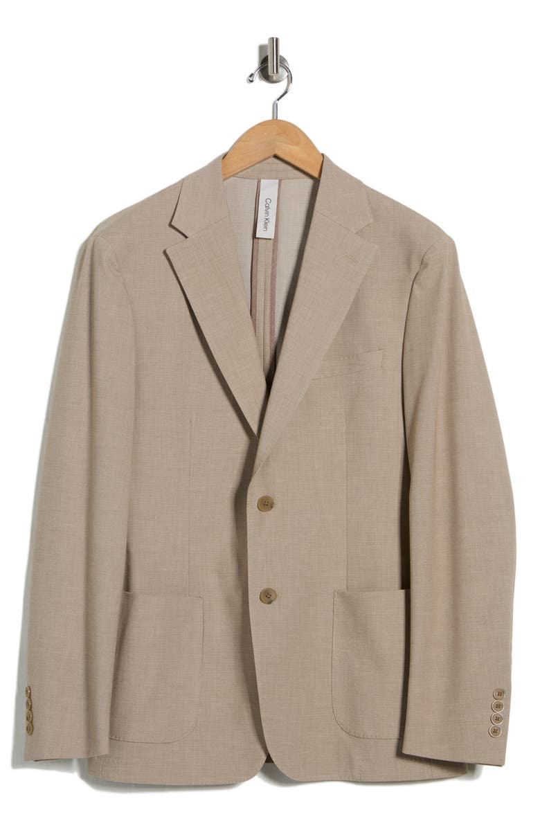 Calvin Klein Tan Suit Jacket, Main, color, Tan
