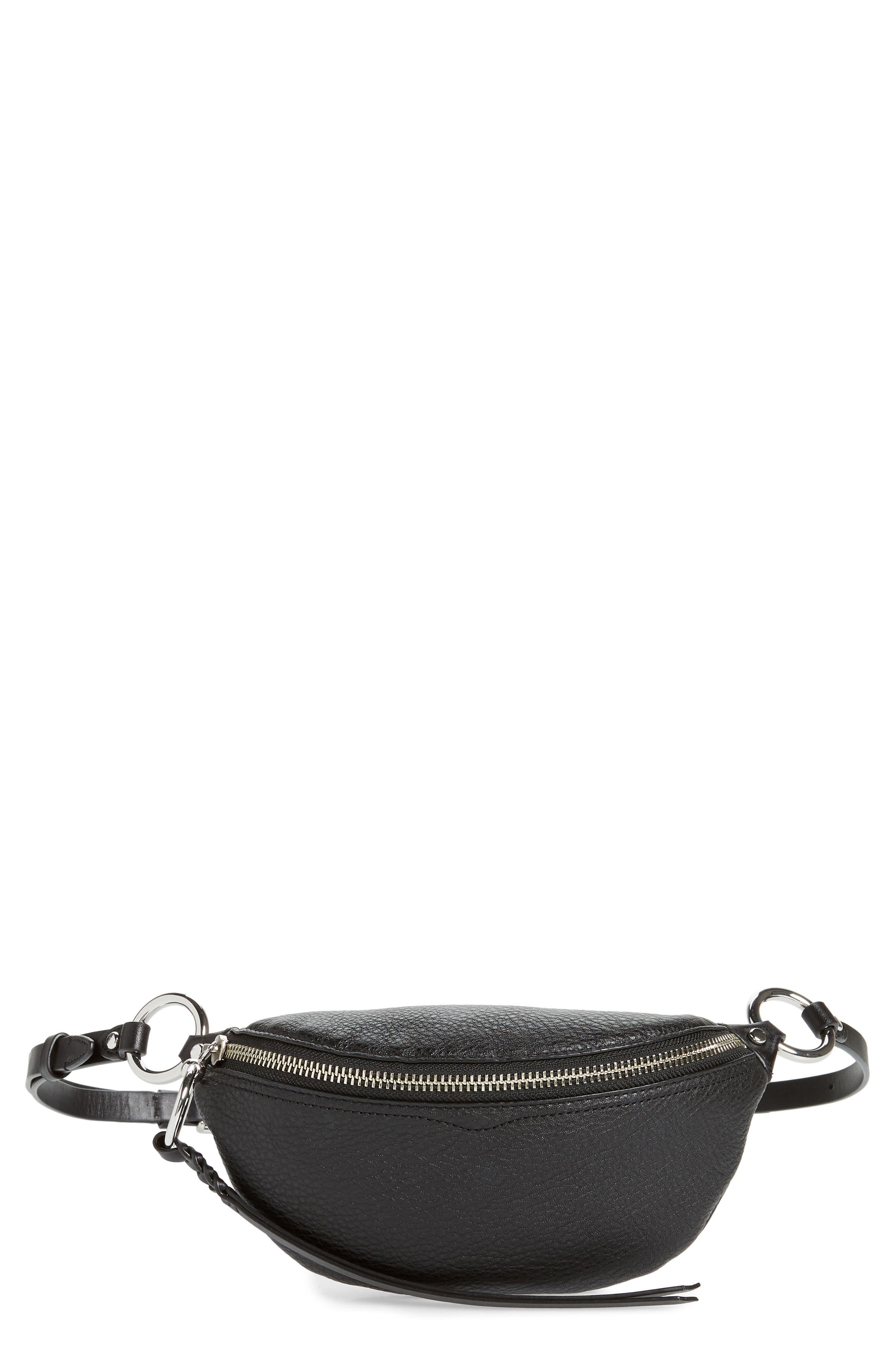 Bree Mini Belt Bag, Main, color, BLACK