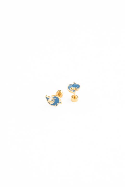 Dolphin Stud Earrings