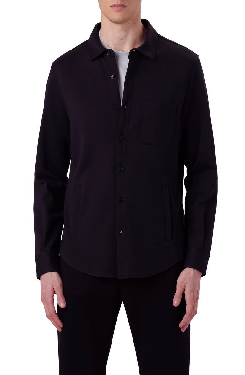 Bugatchi Cotton Shirt Jacket, Main, color,