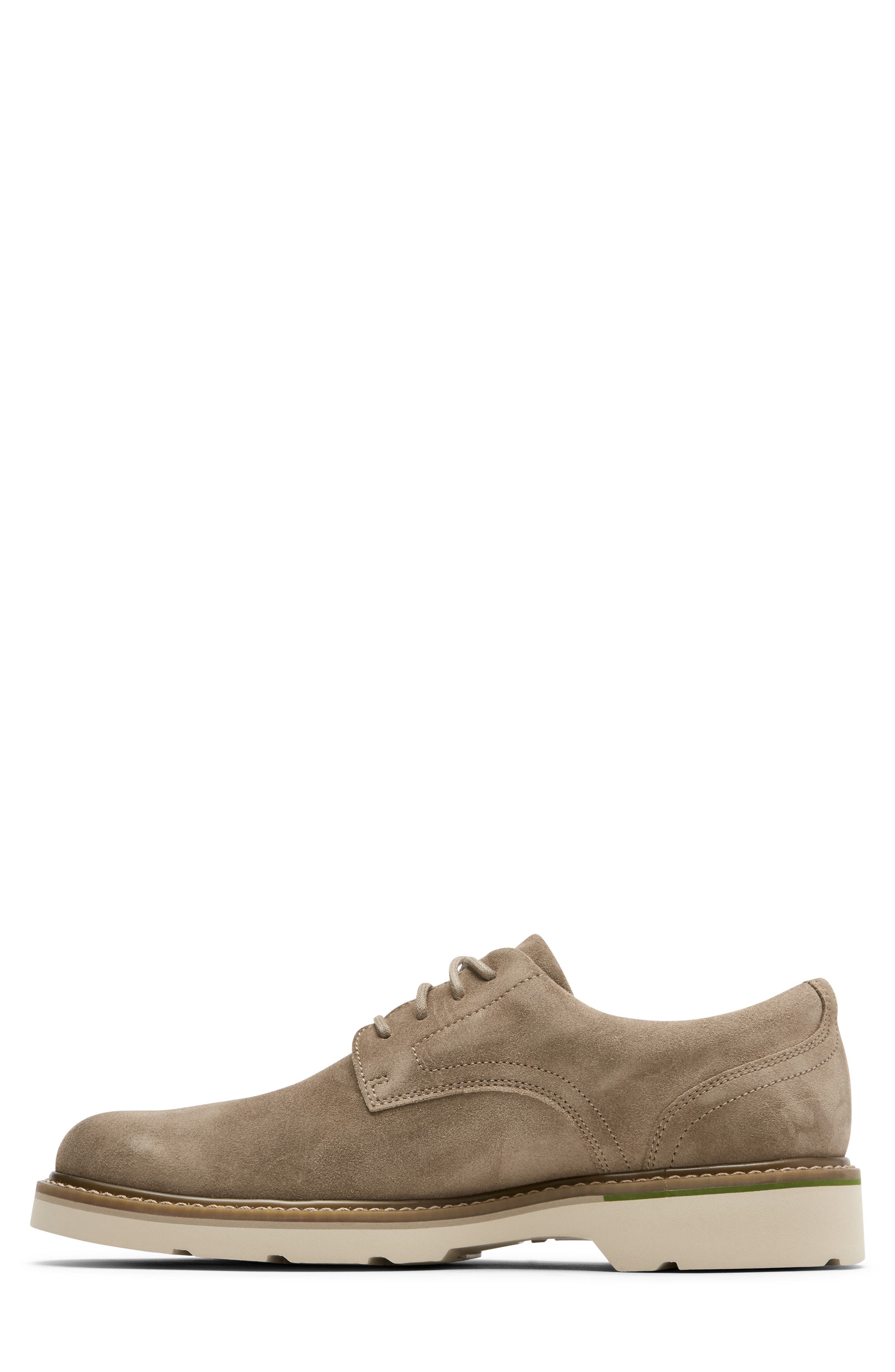 Charlee Waterproof Plain Toe Derby, Alternate, color, SAND SUEDE