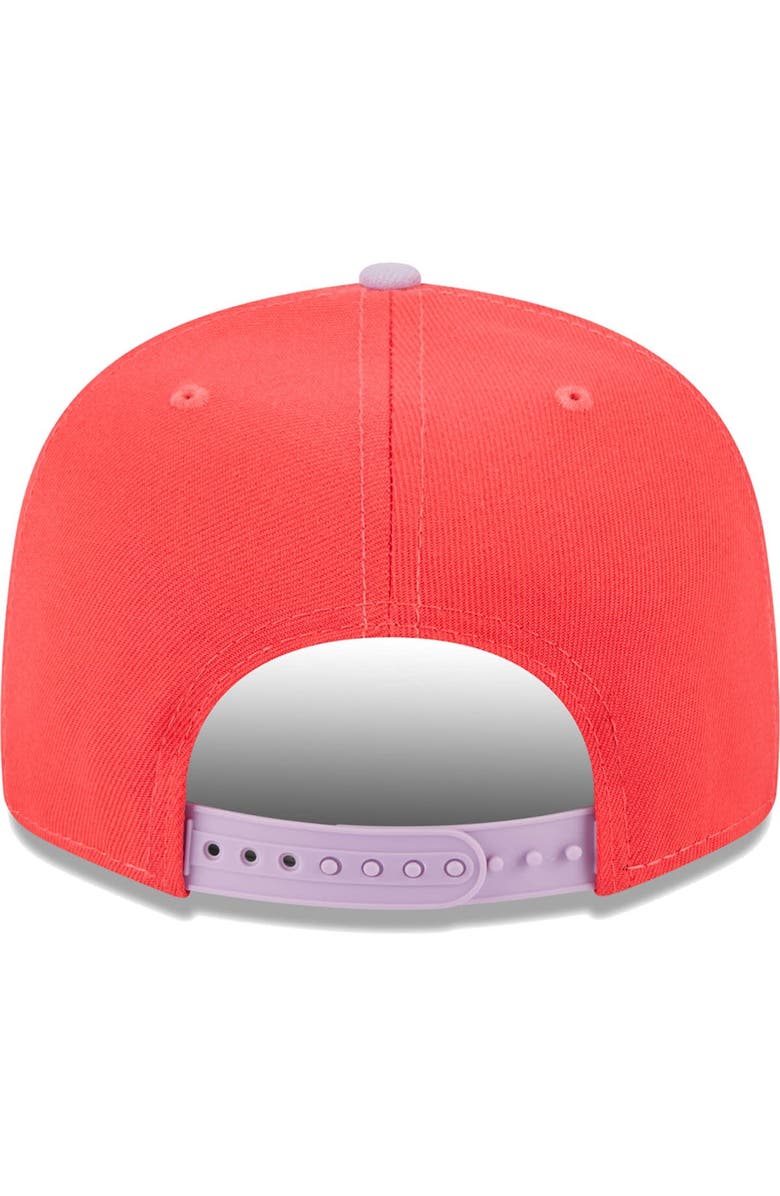 New Era Men's New Era Red/Lavender Arizona Cardinals Two-Tone Color Pack 9FIFTY Snapback Hat, Alternate, color, Red