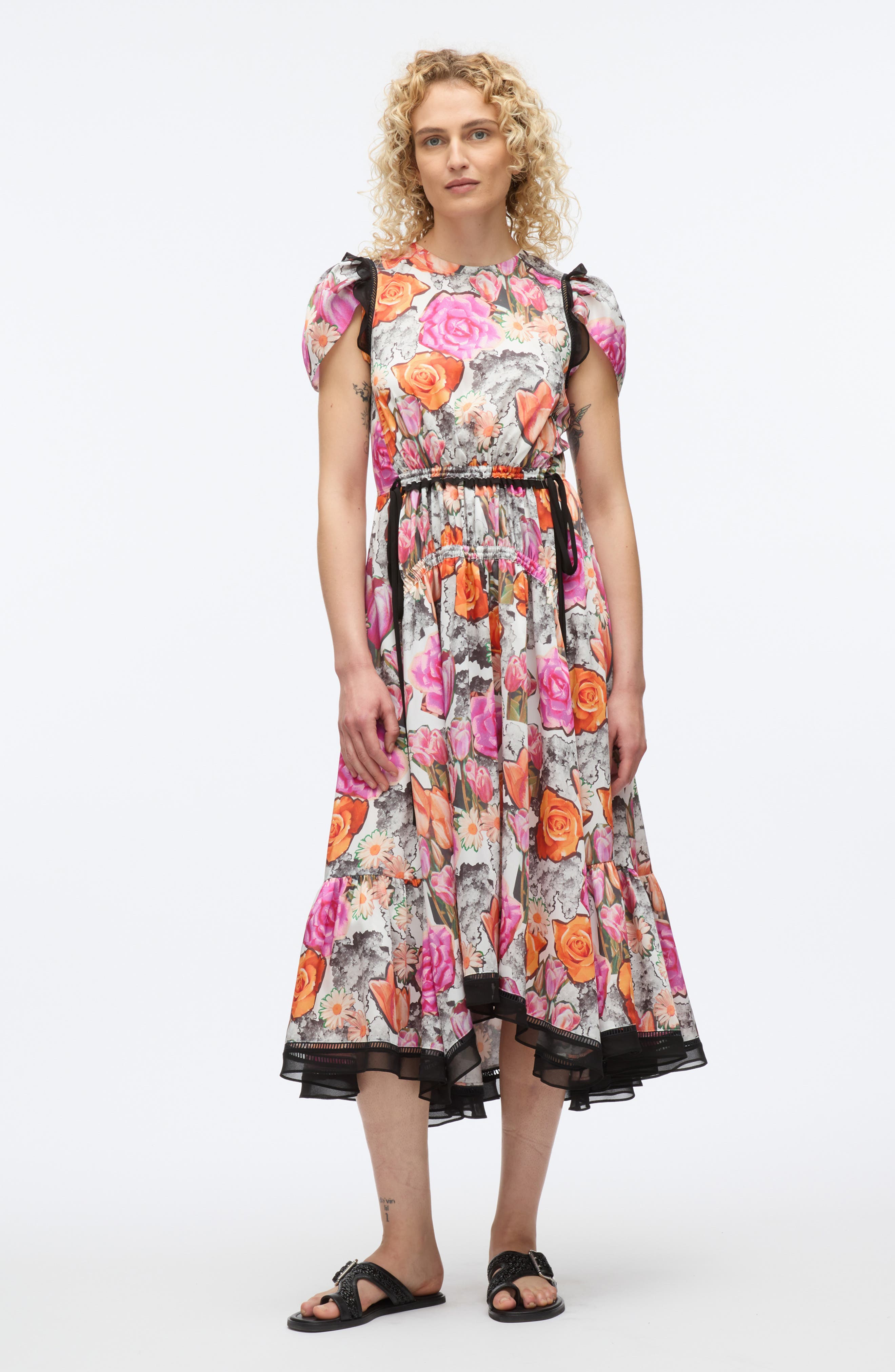 定価17.4万円 新品 3.1 Phillip Lim フローラルプリントドレス 3.1 Phillip Lim Floral Collage Dress (Women) | Nordstromrack