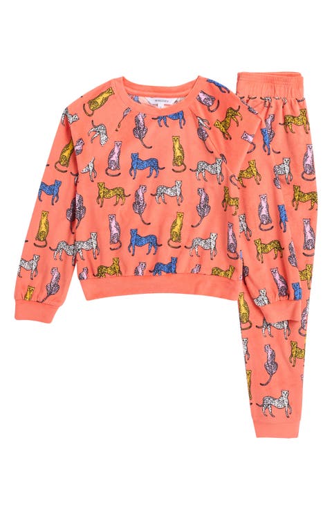 Kids' Snuggle Up Print Lounge Sweatshirt & Joggers Set (Big Kid)