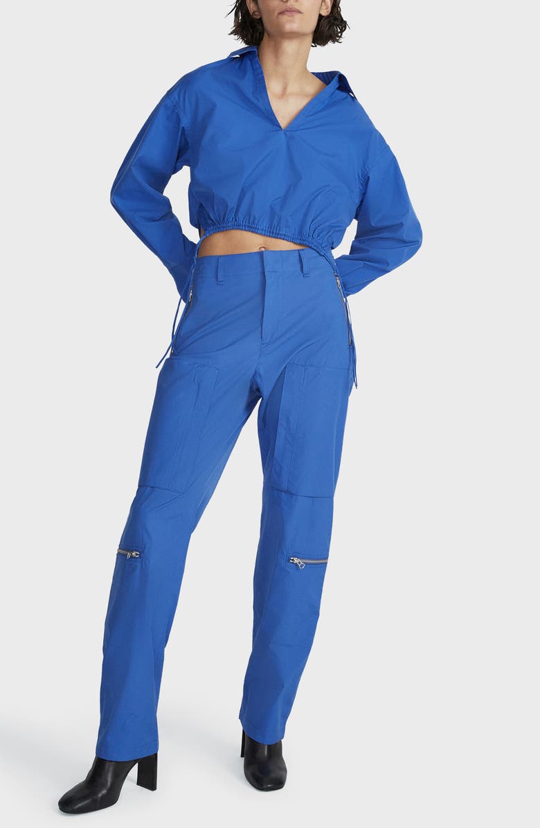 rag & bone Kai Cotton Poplin Flight Pants, Alternate, color, 