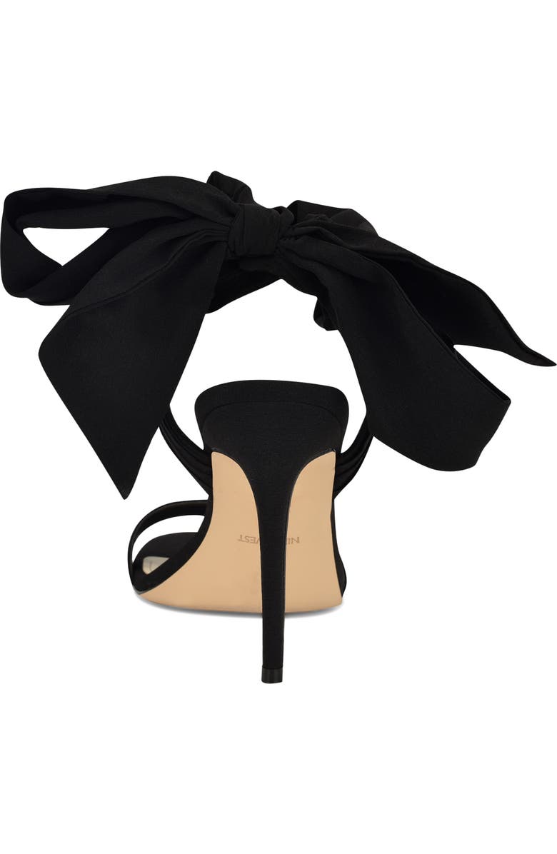 Nine West Maddie Stiletto Sandal, Alternate, color, Black