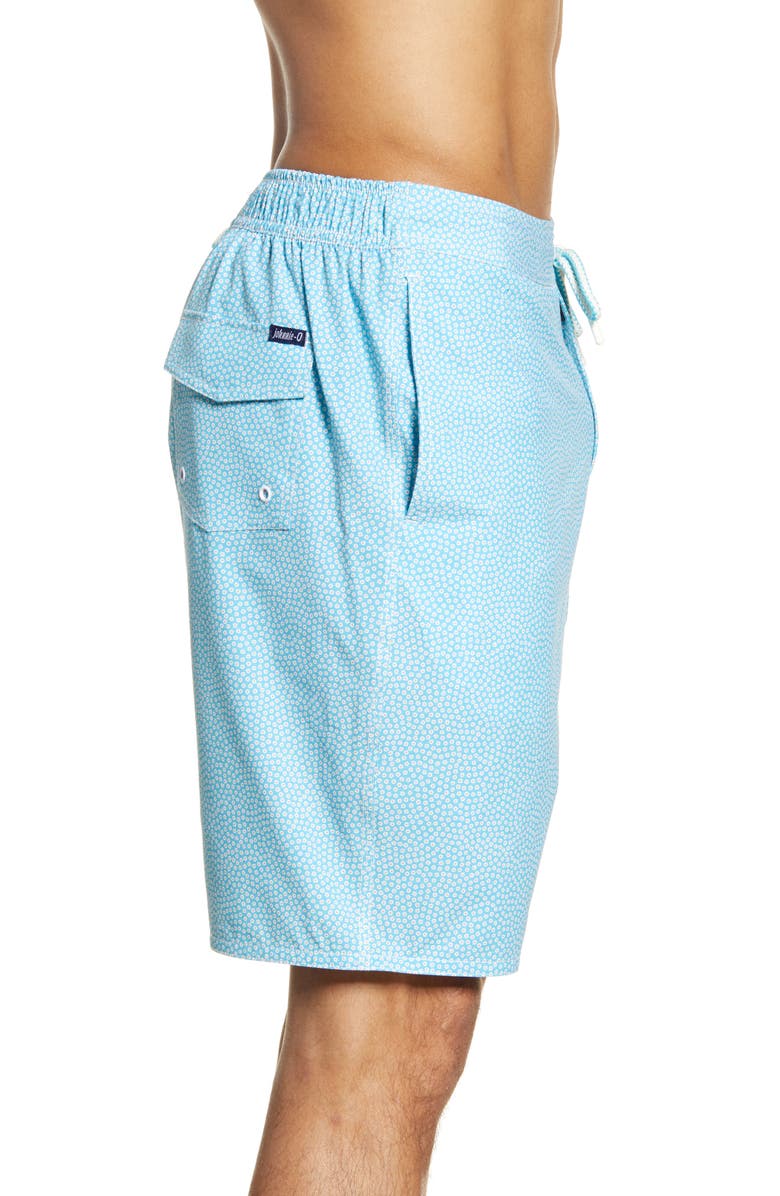 johnnie-O Crossbow Floral Swim Trunks, Alternate, color, 