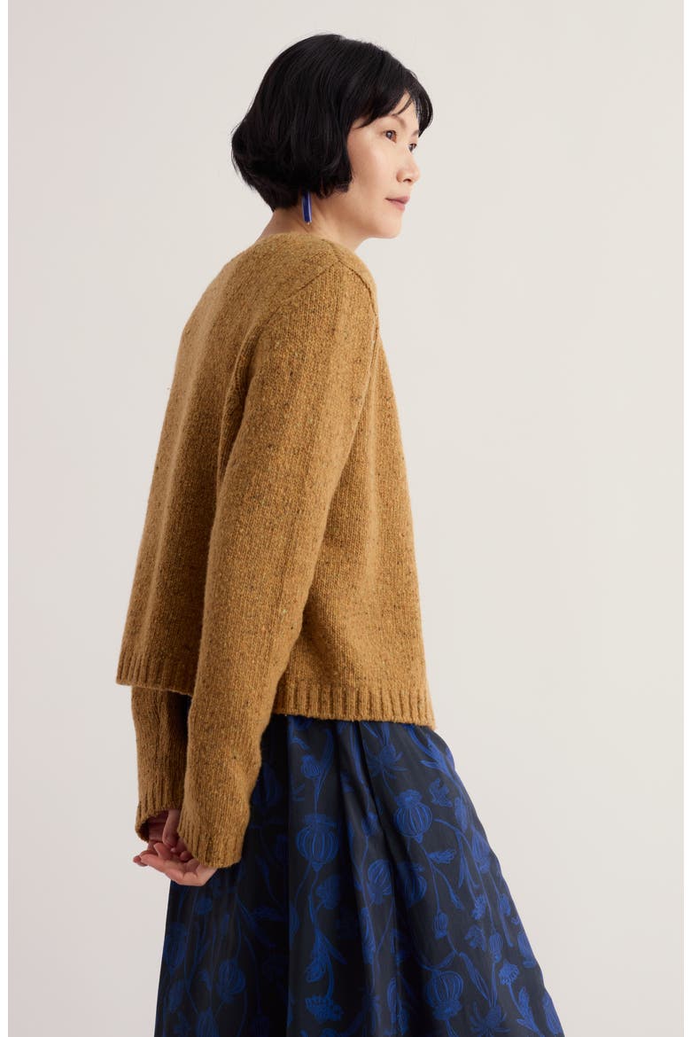 Dawson Pick Merino Wool Blend Cardigan, Alternate, color, GOLDEN PEAR