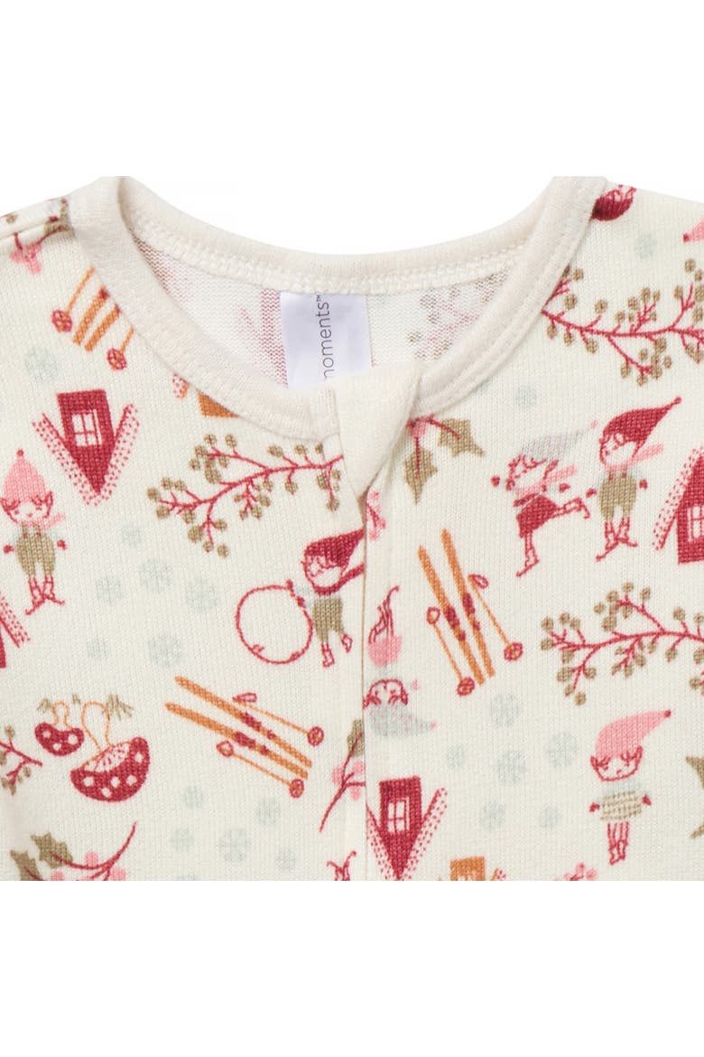 Snug Fitting Footless Pajamas, Alternate, color, Winter Joy