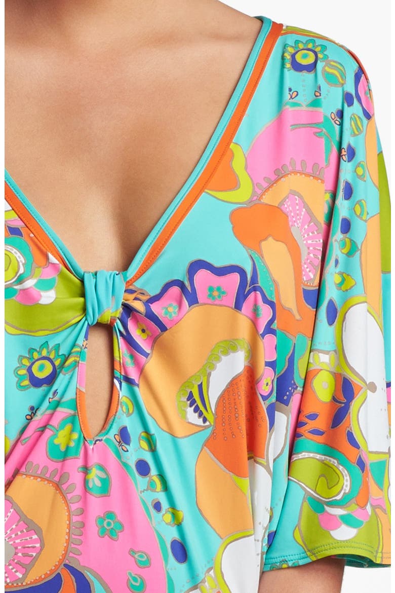 'Sea Cove' Tunic Cover-Up, Alternate, color, MULTI