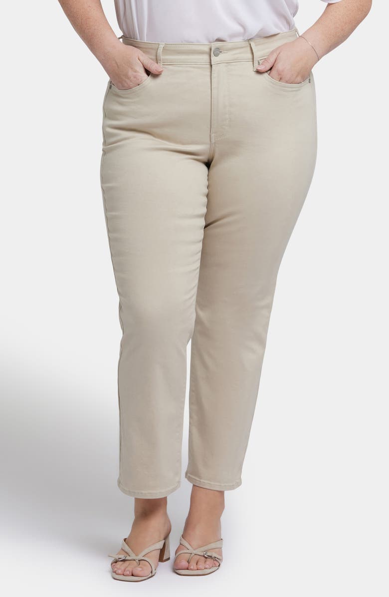 NYDJ Marilyn Ankle Straight Leg Jeans, Main, color, Feather