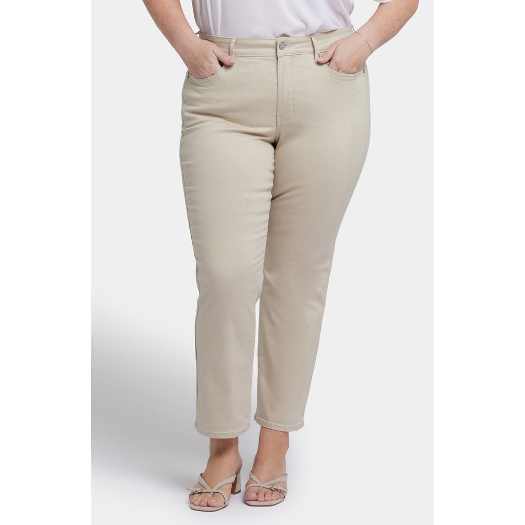Nydj Plus Size Marilyn Straight Ankle Jeans In Feather
