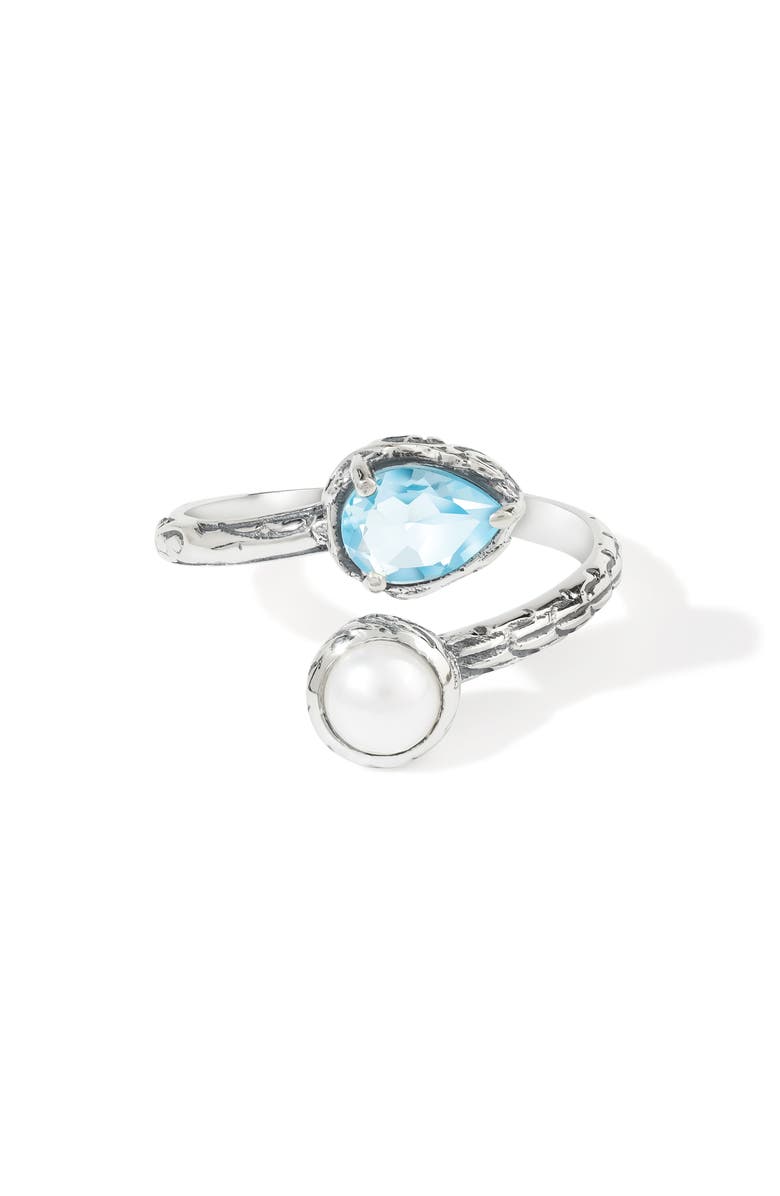 YS GEMS Blue Topaz Bypass Ring, Alternate, color, Blue