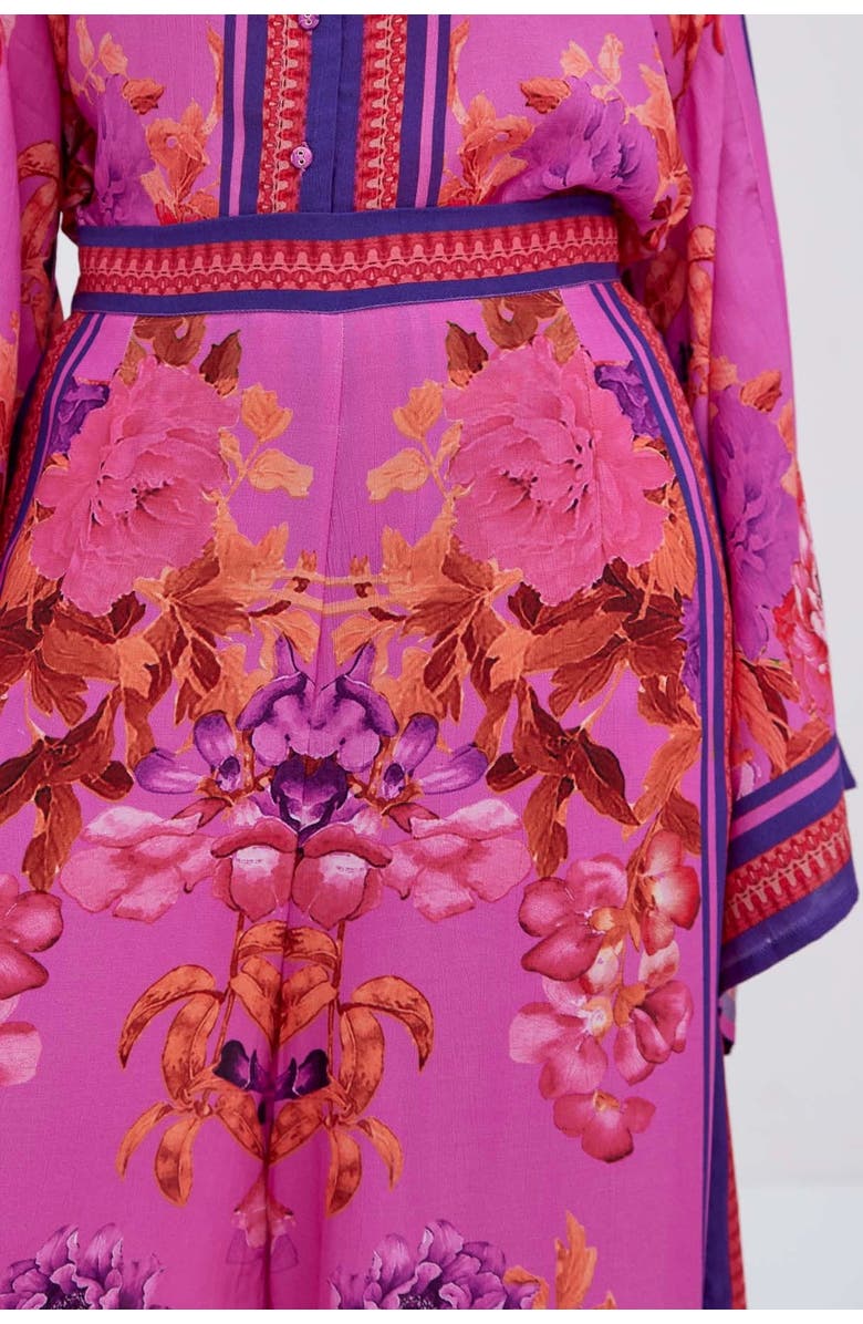 RAISHMA Alisa Pink Viscose Trousers, Alternate, color, Pink