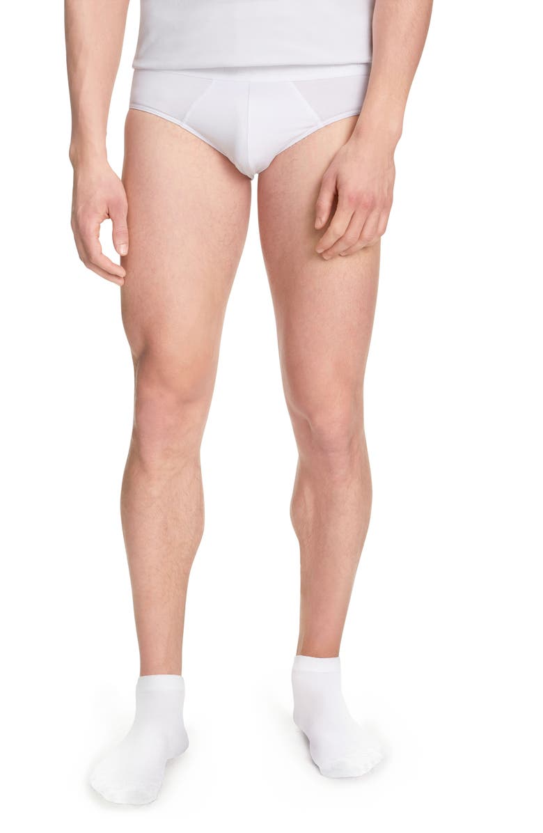 Falke Climate Control Outlast Briefs, Main, color, White