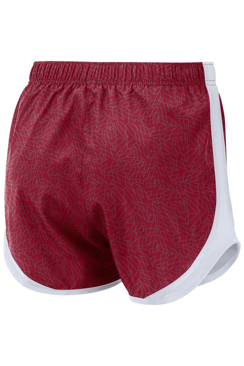 Women's Nike Crimson/White Oklahoma Sooners Performance Tempo Shorts, Alternate, color, Crimson