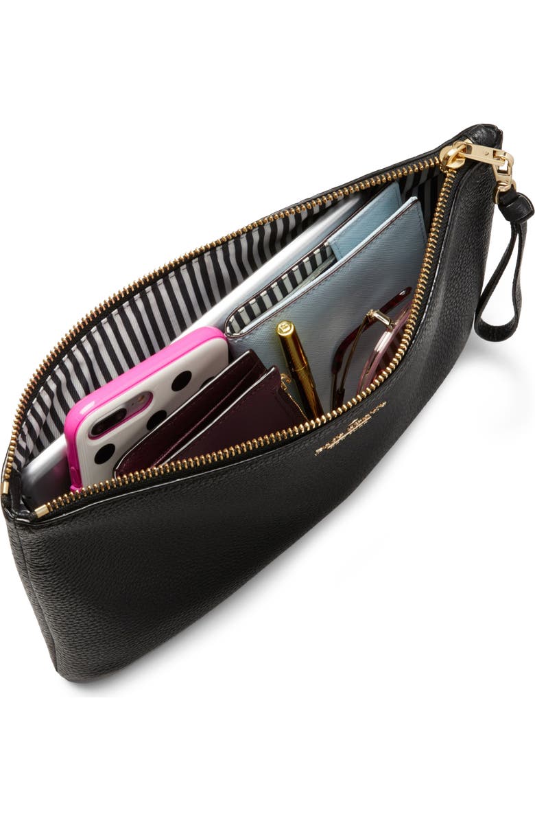 Kate Spade New York jackson street – finley quilted leather clutch, Alternate, color,