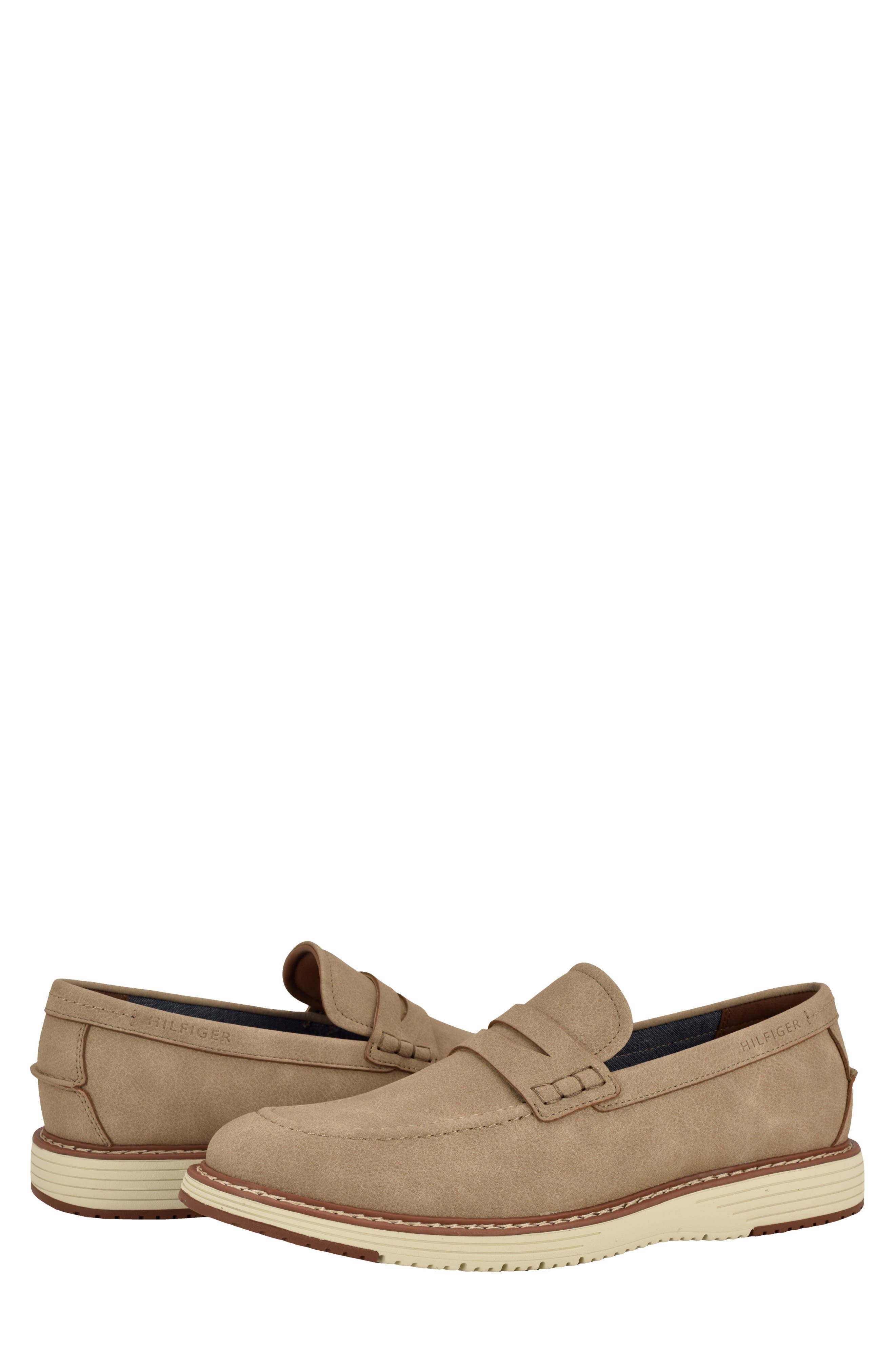 Tommy Hilfiger Hemet Penny Loafer, Alternate, color, Taupe
