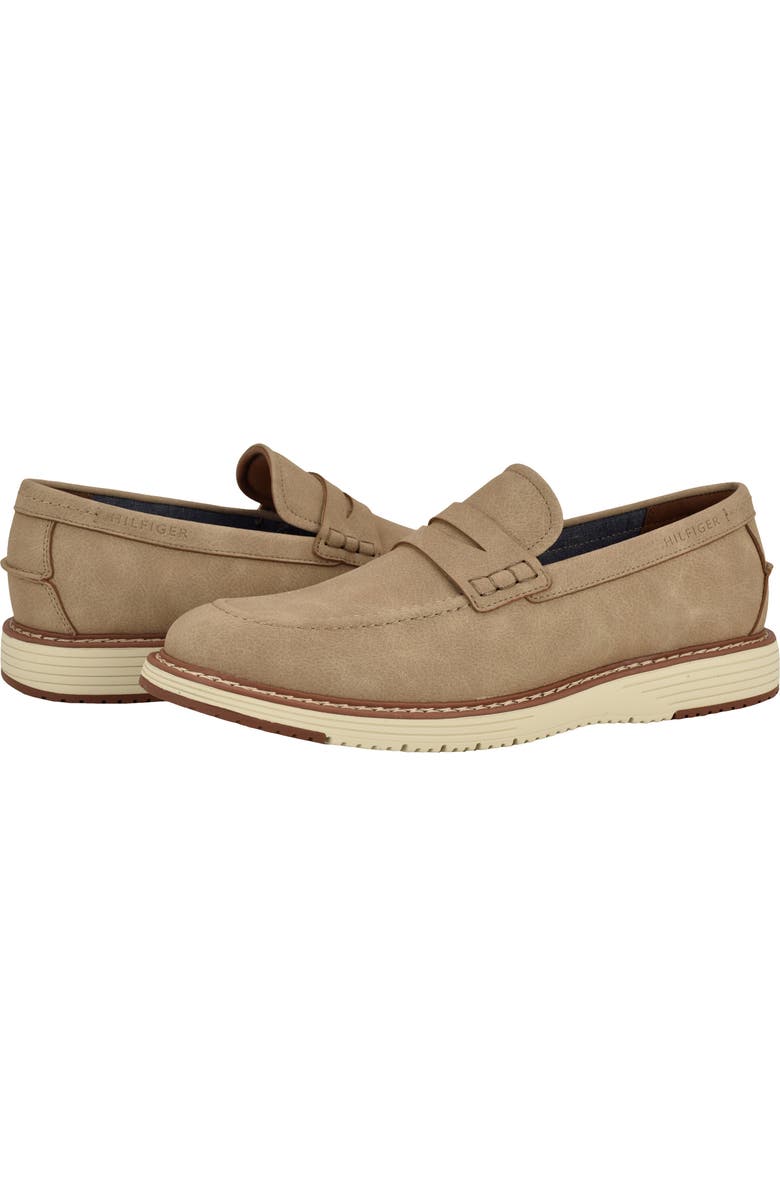 Tommy Hilfiger Hemet Penny Loafer, Alternate, color, Taupe