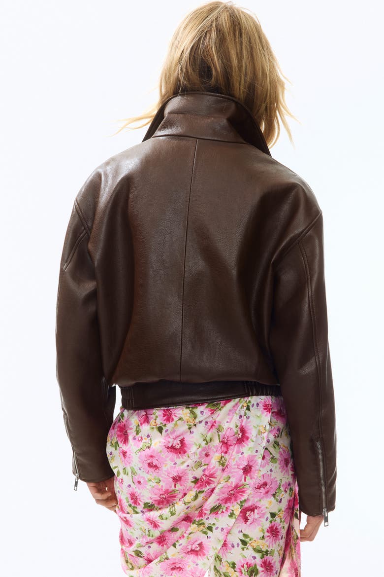 Coated Jacket, Alternate, color, Dark brown