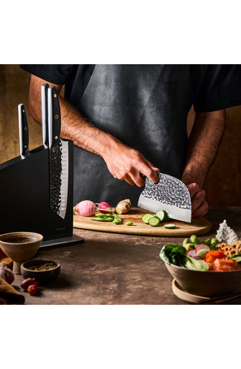 Cuisine::pro<sup>®</sup> KUROI KIBA 7-Piece Knife Block, Alternate, color, Silver