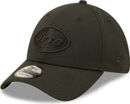 New Era Men's New Era New York Jets Black On Black 39THIRTY Flex Hat