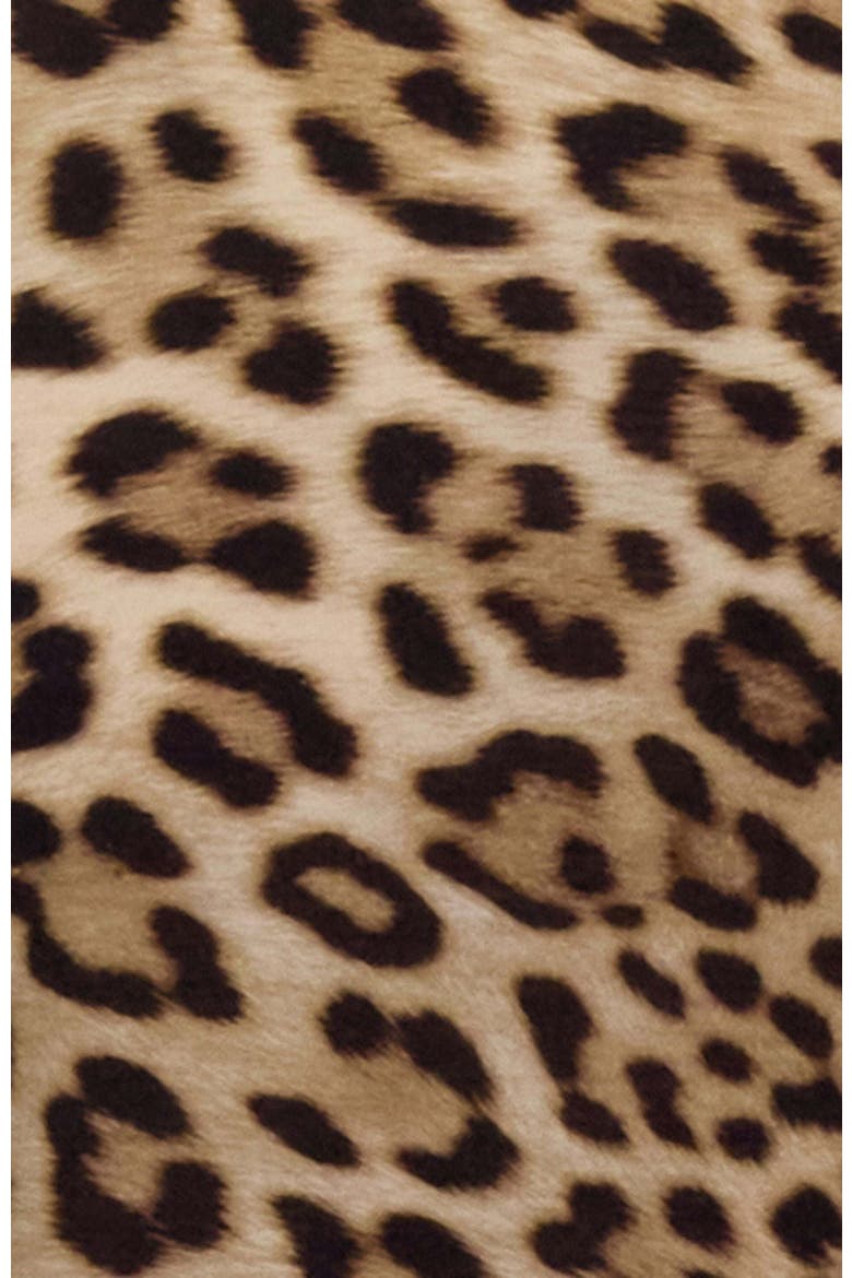 Leopard Mens Wool Vneck Tee, Alternate, color, LEOPARD BROWN
