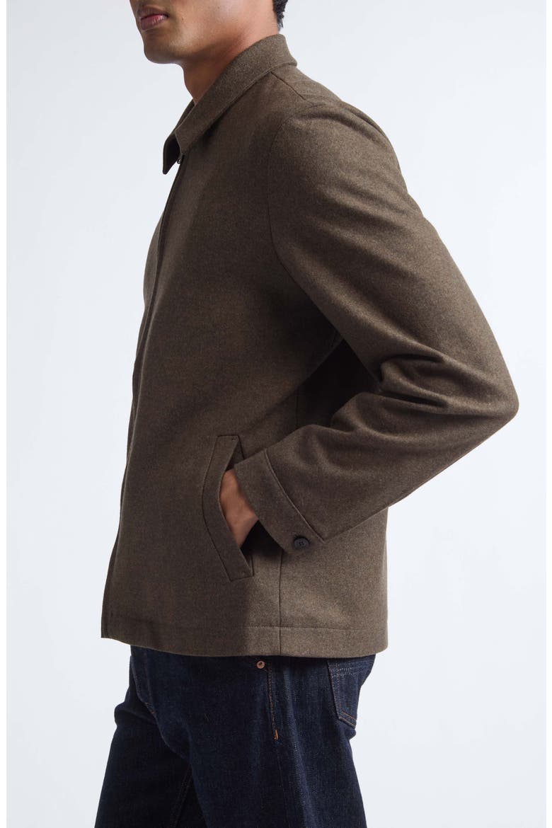 Boiled Wool Zip Jacket, Alternate, color, LODEN GREEN