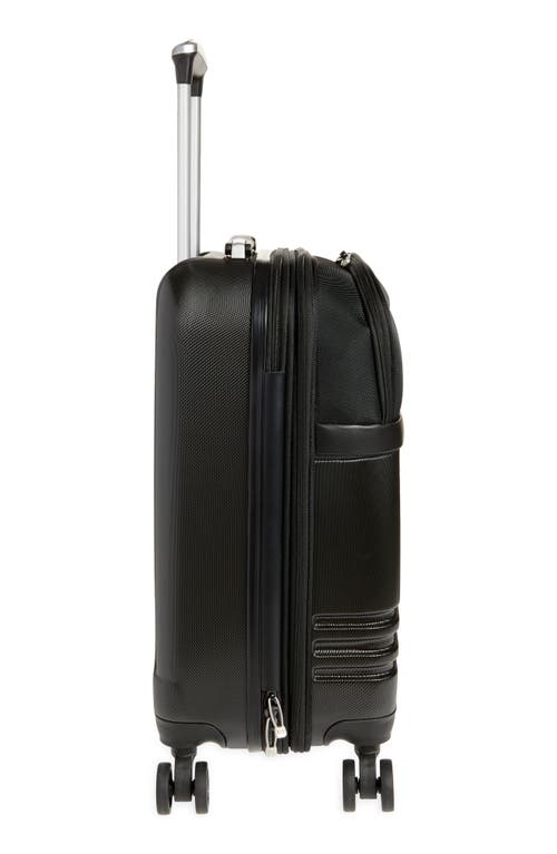 Swissgear Hybrid 21-inch Spinner Carry-on In Black
