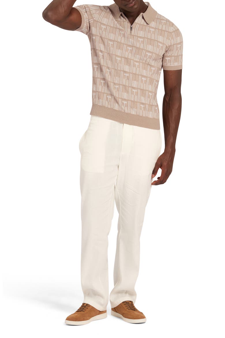 Nappier Quarter Zip Sweater, Alternate, color, TAUPE