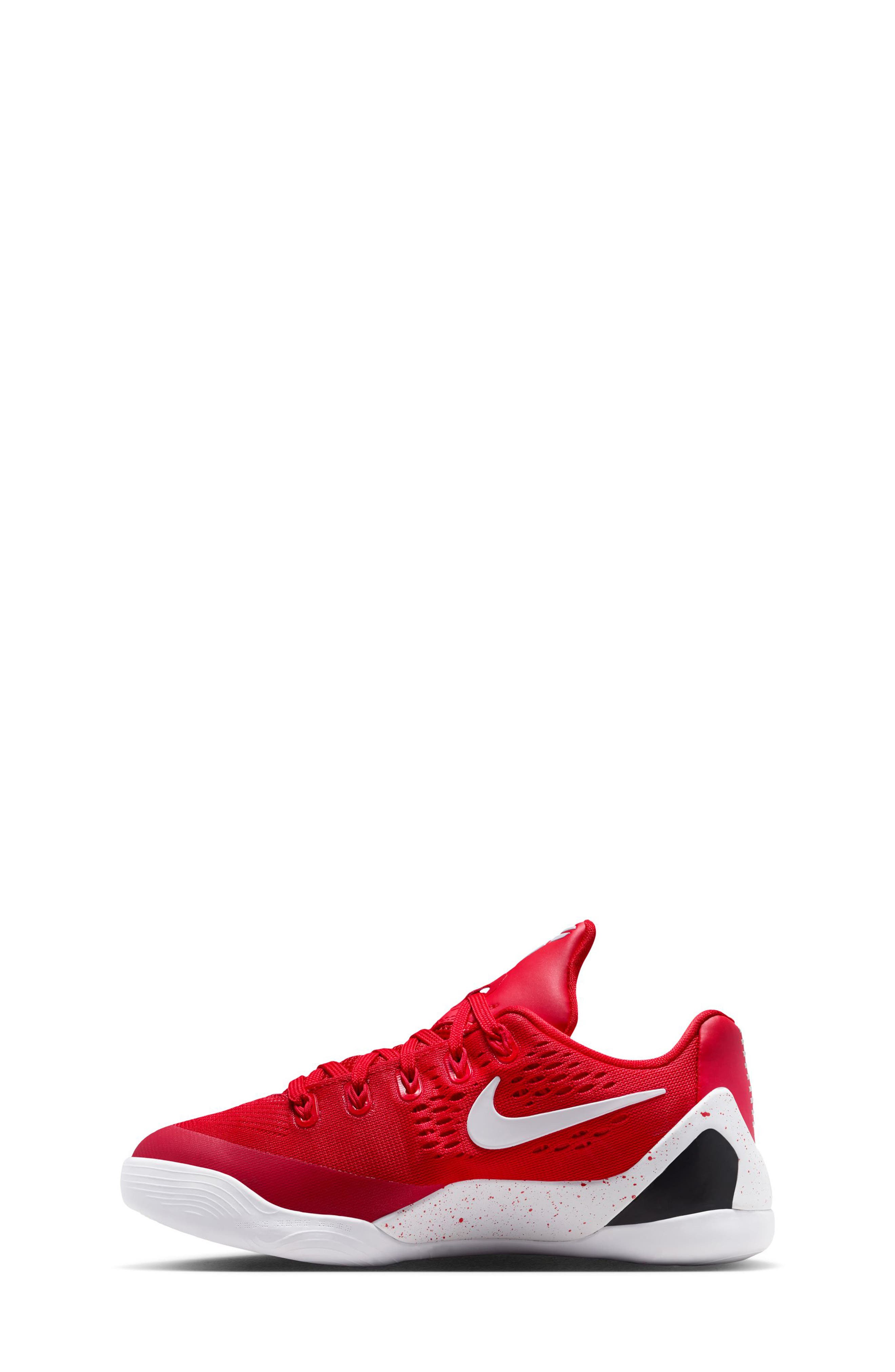Nike Kids' Kobe 8 Basketball Shoe, Alternate, color, University Red/ White