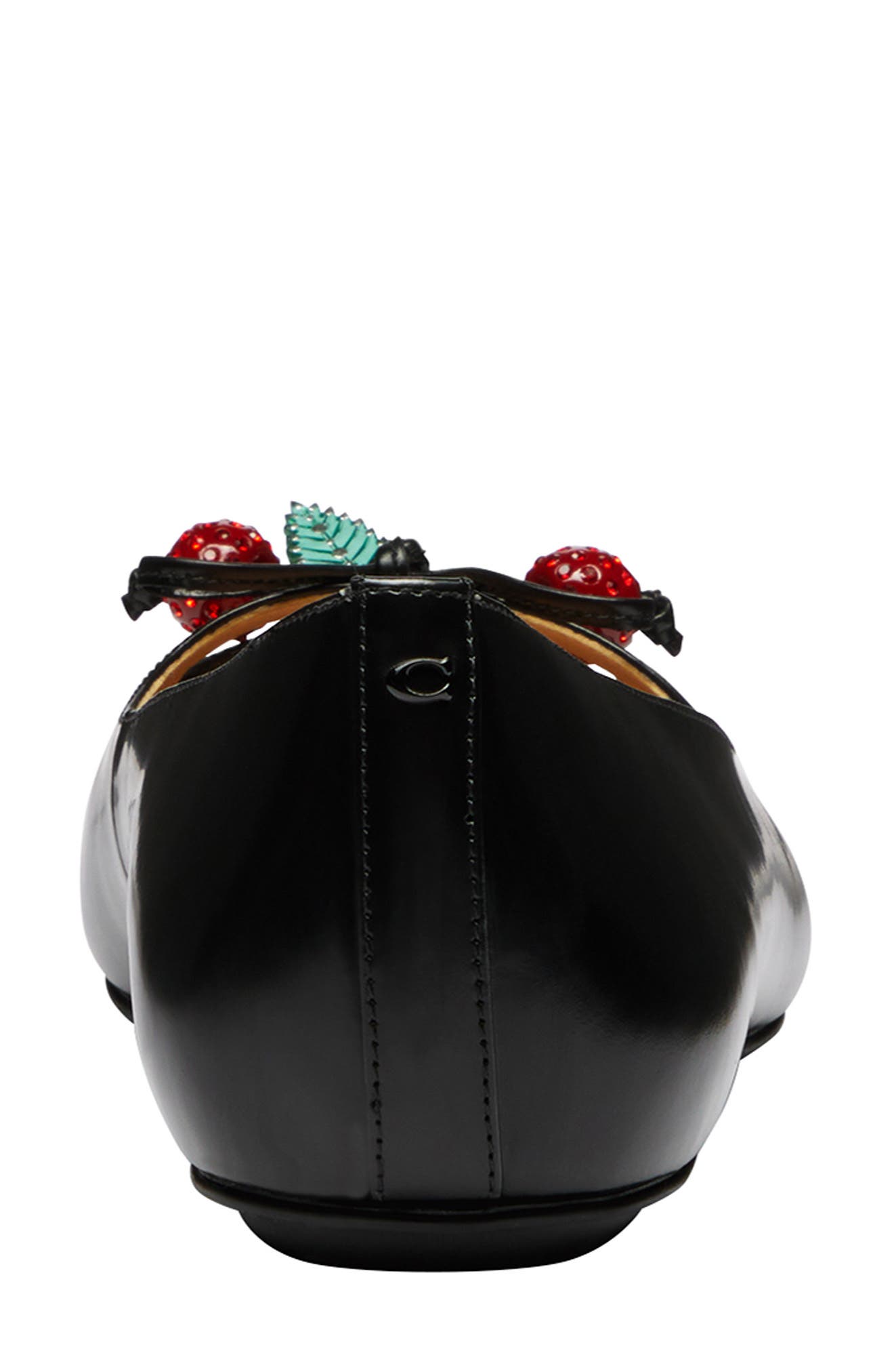 COACH Runway Cherry Pointed Toe Flat, Alternate, color, 