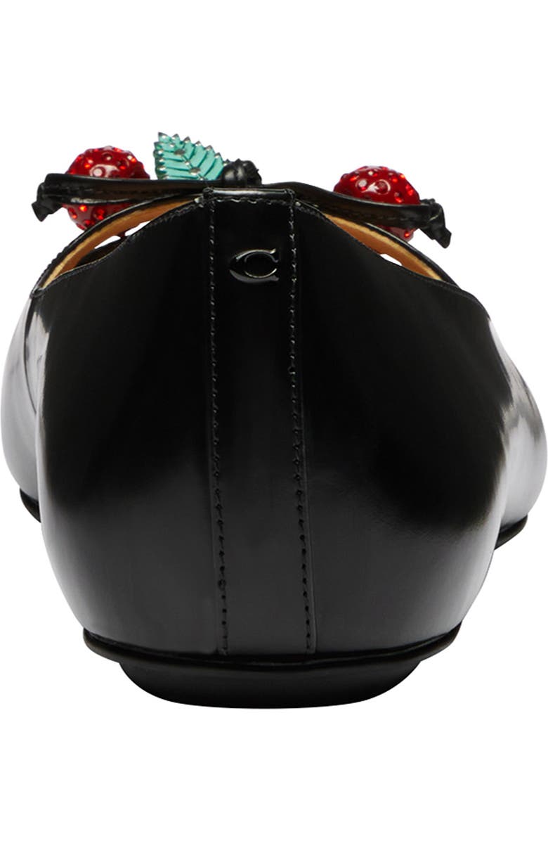 COACH Runway Cherry Pointed Toe Flat, Alternate, color,