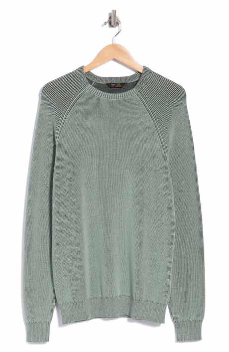 Raglan Sleeve Rib Sweater