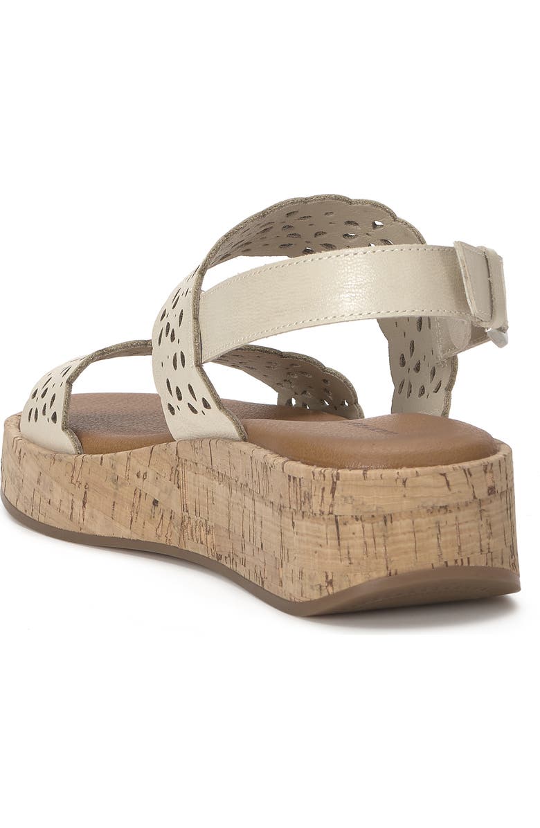 Lucky Brand Elsie Wedge Sandal, Alternate, color, Bone