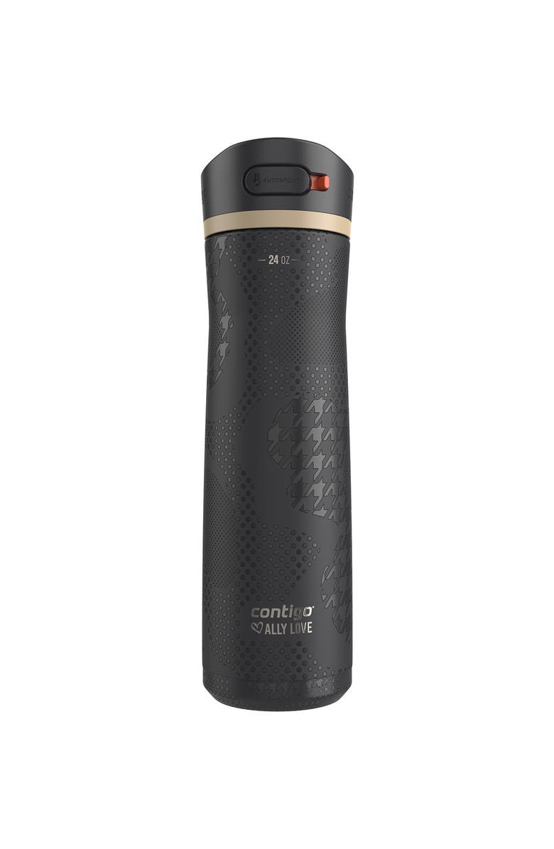 Contigo Ashland Chill 2.0 Stainless Steel Water Bottle with Autospout Lid, Main, color, Licorice