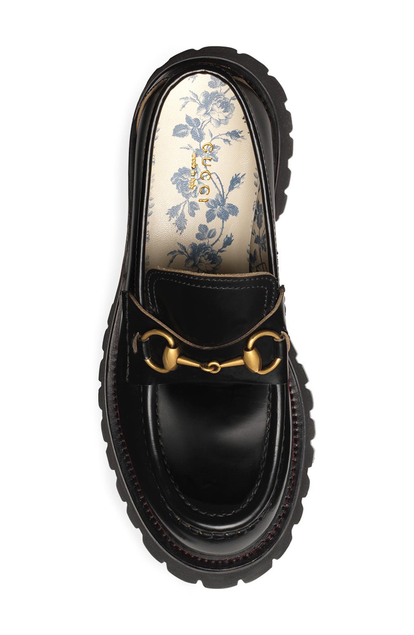 Gucci Harald Horsebit Platform Loafer, Alternate, color, 