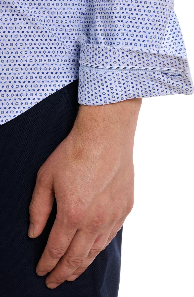Robert Graham Brexton Knit Button-Up Shirt, Alternate, color,