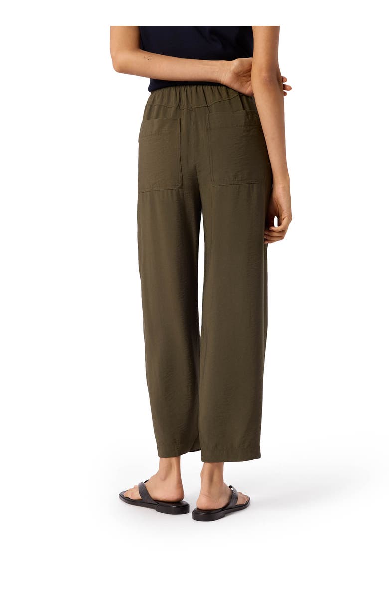 Whistles Linen Elasticated Trousers, Alternate, color, Blue