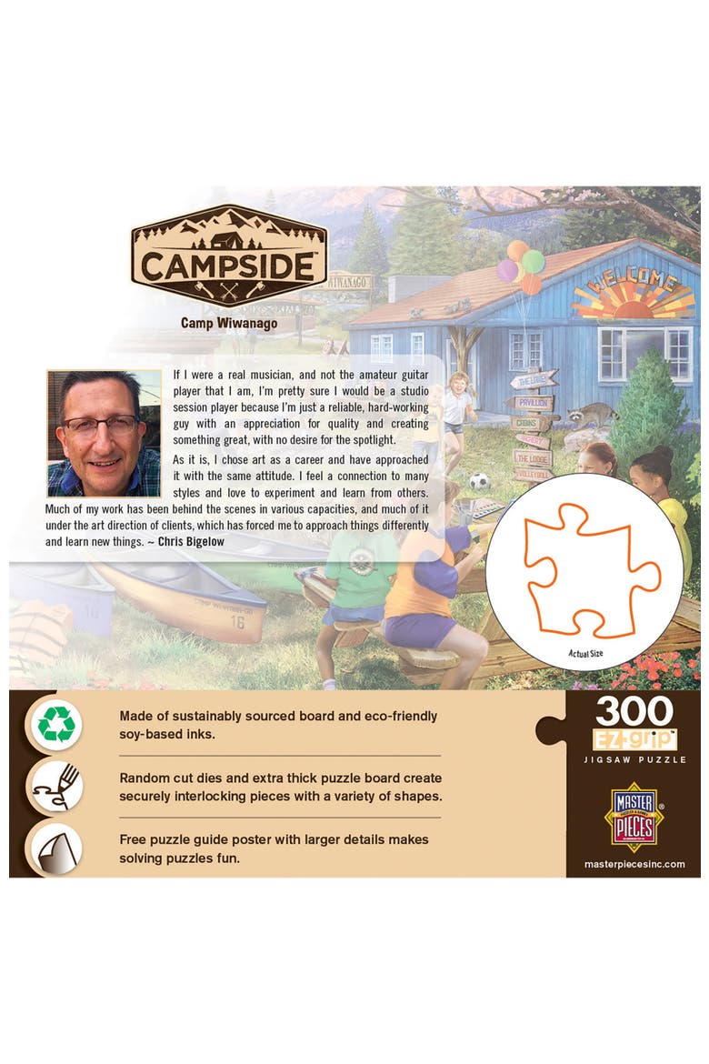 Camp Wiwanago 300 Piece Jigsaw Puzzle, Alternate, color, Multicolor