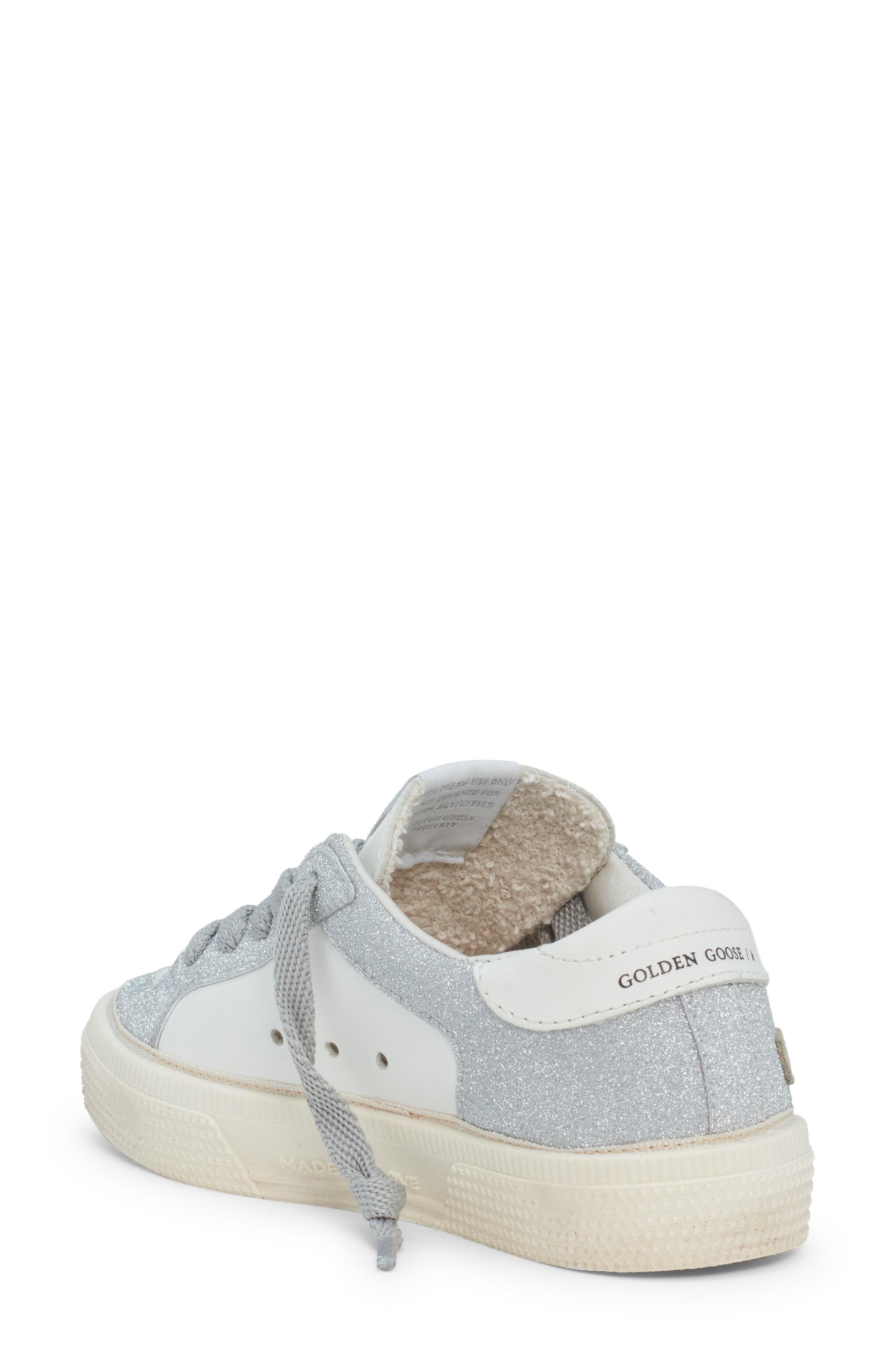 Golden Goose Kids' May Glitter Low Top Sneaker, Alternate, color, 