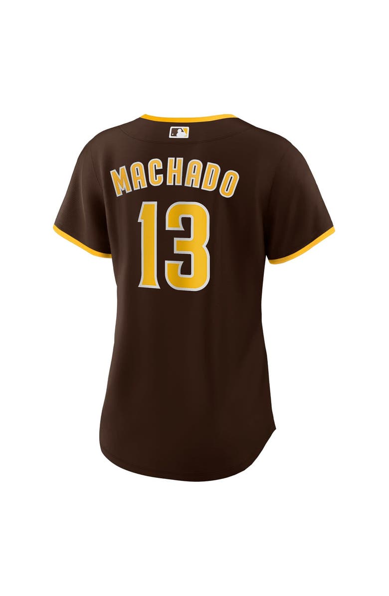 Nike Women's Nike Manny Machado Brown San Diego Padres Road Replica Player Jersey, Alternate, color, 